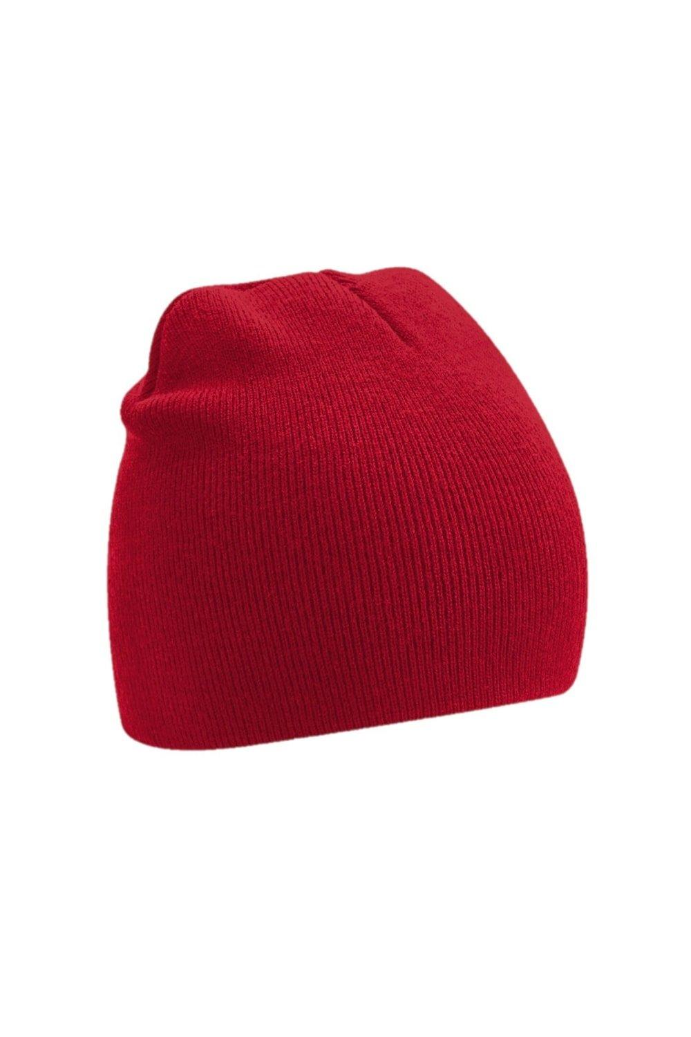 цена Оригинальная шапка из переработанных материалов Beechfield, красный