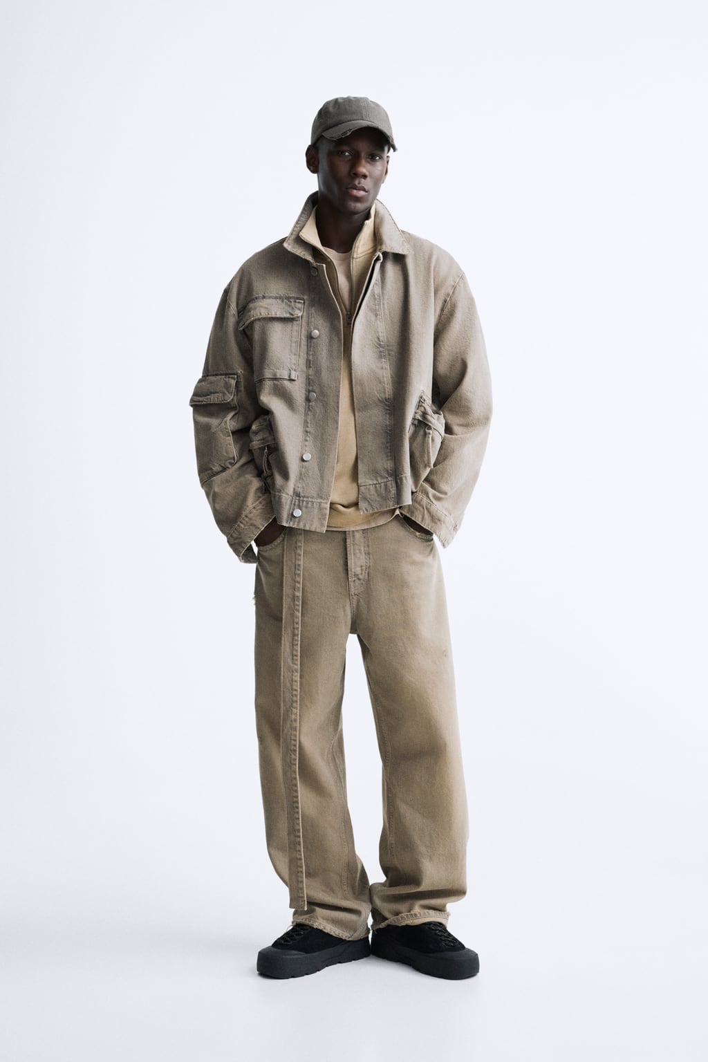 

Джинсовая куртка ZARA, синий