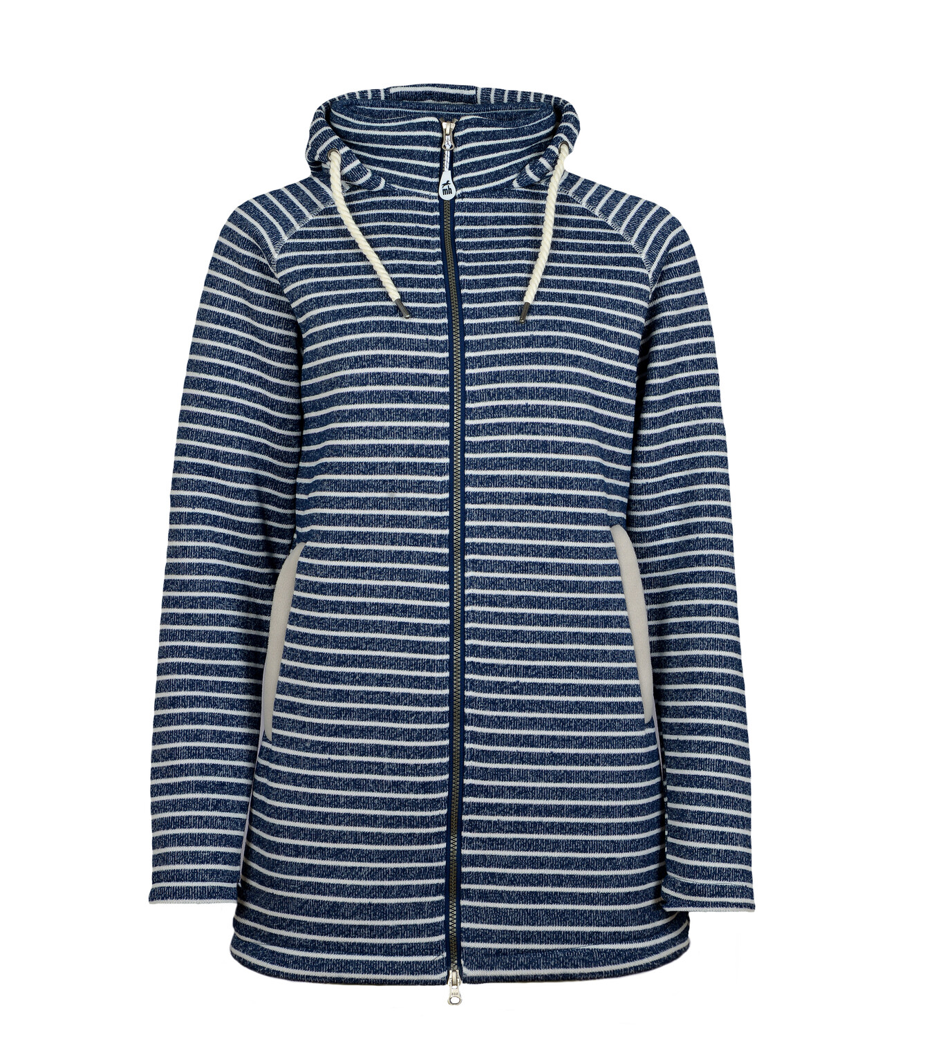 

Куртка Michael Heinen Strickfleecemantel, цвет navy-melange