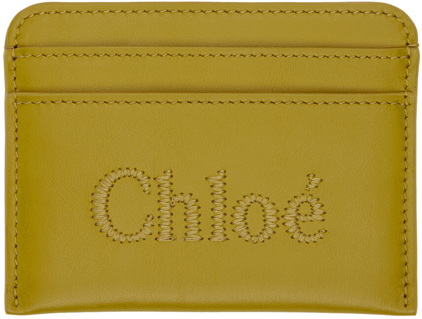 

Визитница цвета хаки Sense Chloe