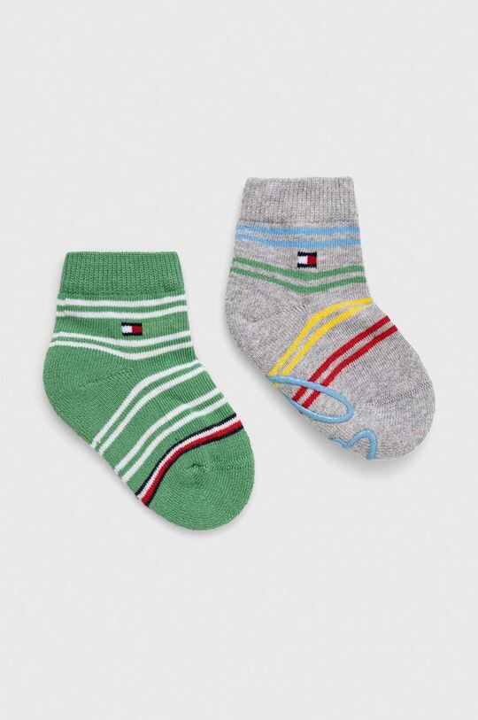 

Детские носки 2 упаковки Tommy Hilfiger, зеленый