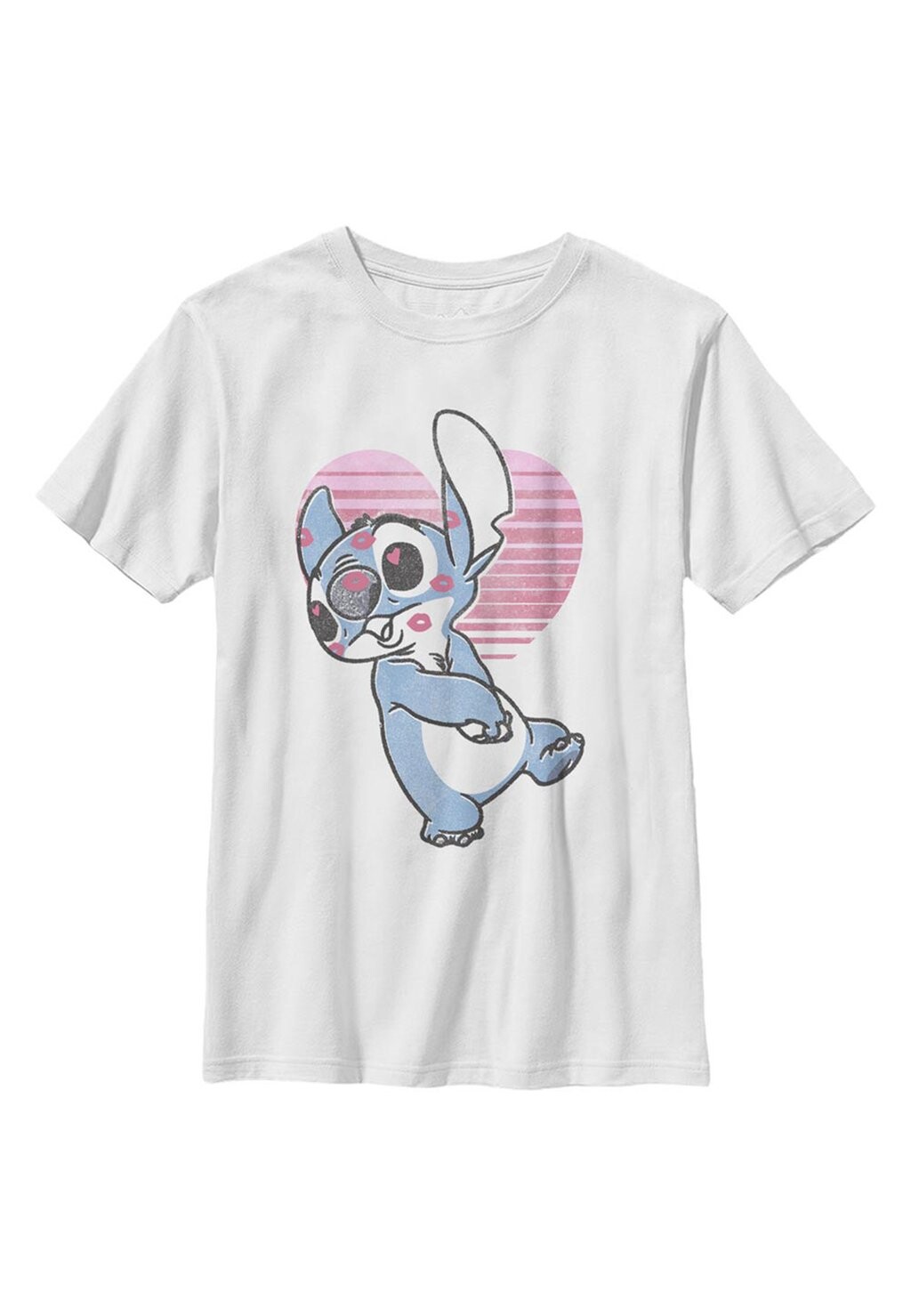 

Футболка с принтом Lilo & Stitch Kissy Faced Disney, белый
