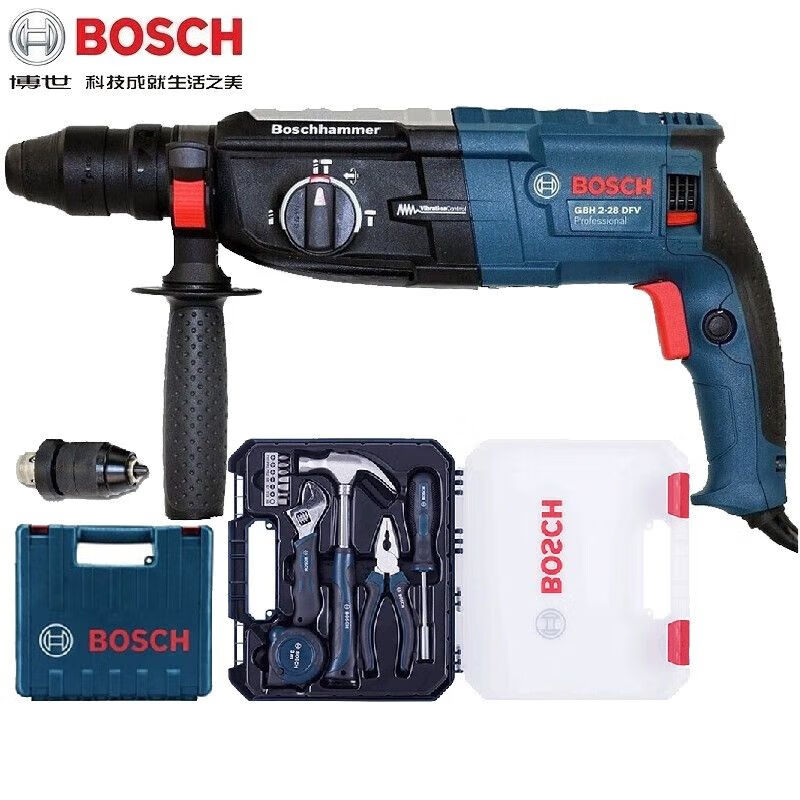 Перфоратор Bosch GBH2-28DFV + набор инструментов