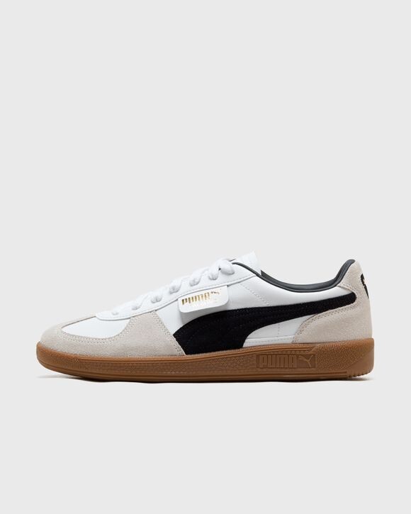 

Кроссовки Puma Palermo Lth, цвет puma white-vapor gray-gum