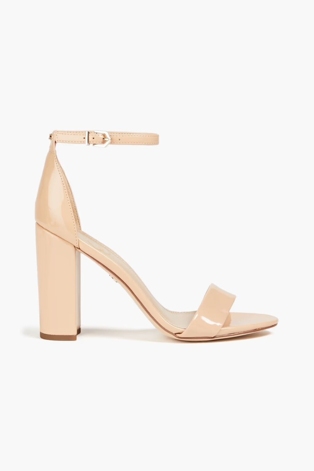 

Босоножки Yaro из лакированной кожи Sam Edelman, бежевый
