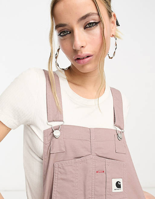 

Нежно-розовый комбинезон Carhartt WIP с нагрудником