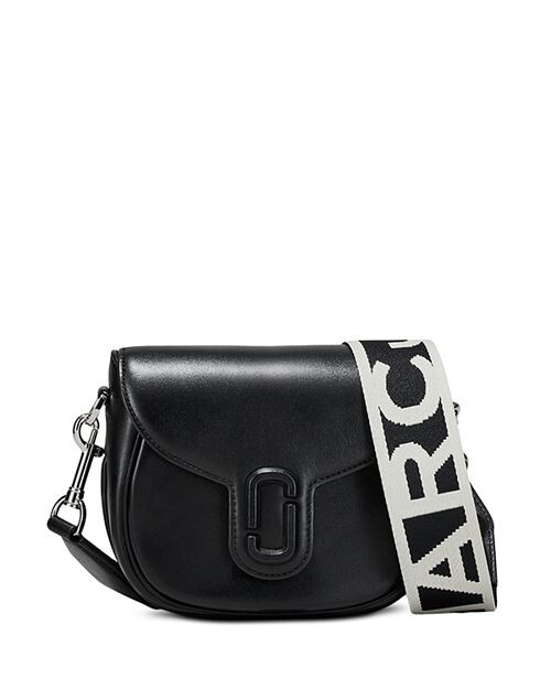 

Маленькая седельная сумка Covered J Marc MARC JACOBS, цвет Black