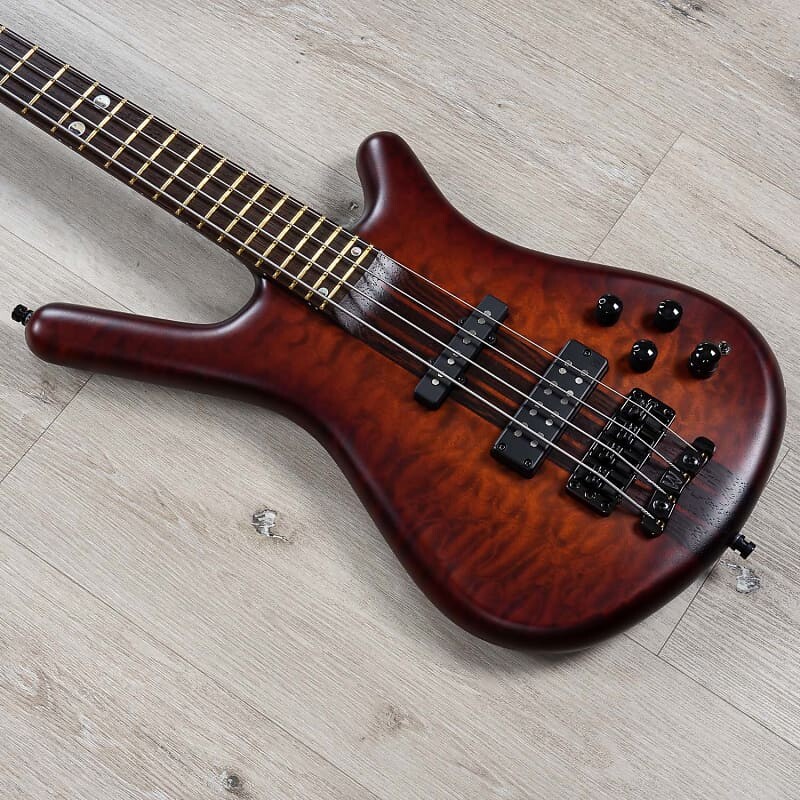 

Басс гитара Warwick Custom Shop MB LTD Streamette 4 Bass, Amberburst Transparent Satin 19/35
