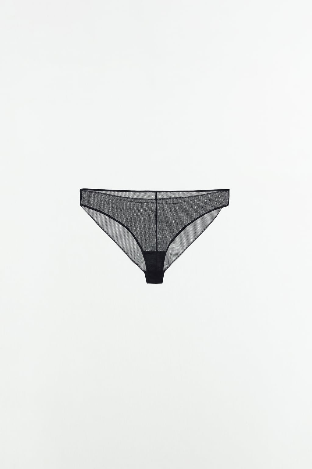 

Сетчатые хипстерские трусы ZARA, черный