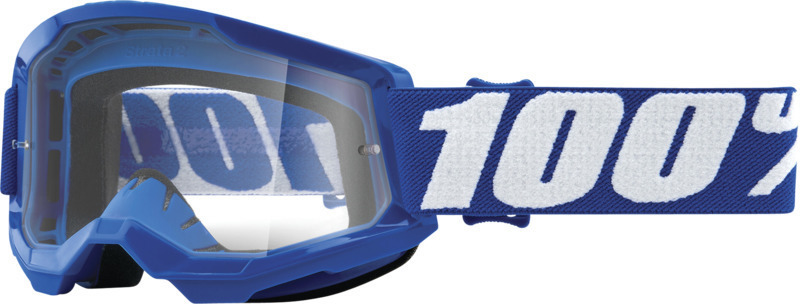 100% молодежные очки для мотокросса Strata 2 Essential 1, синий