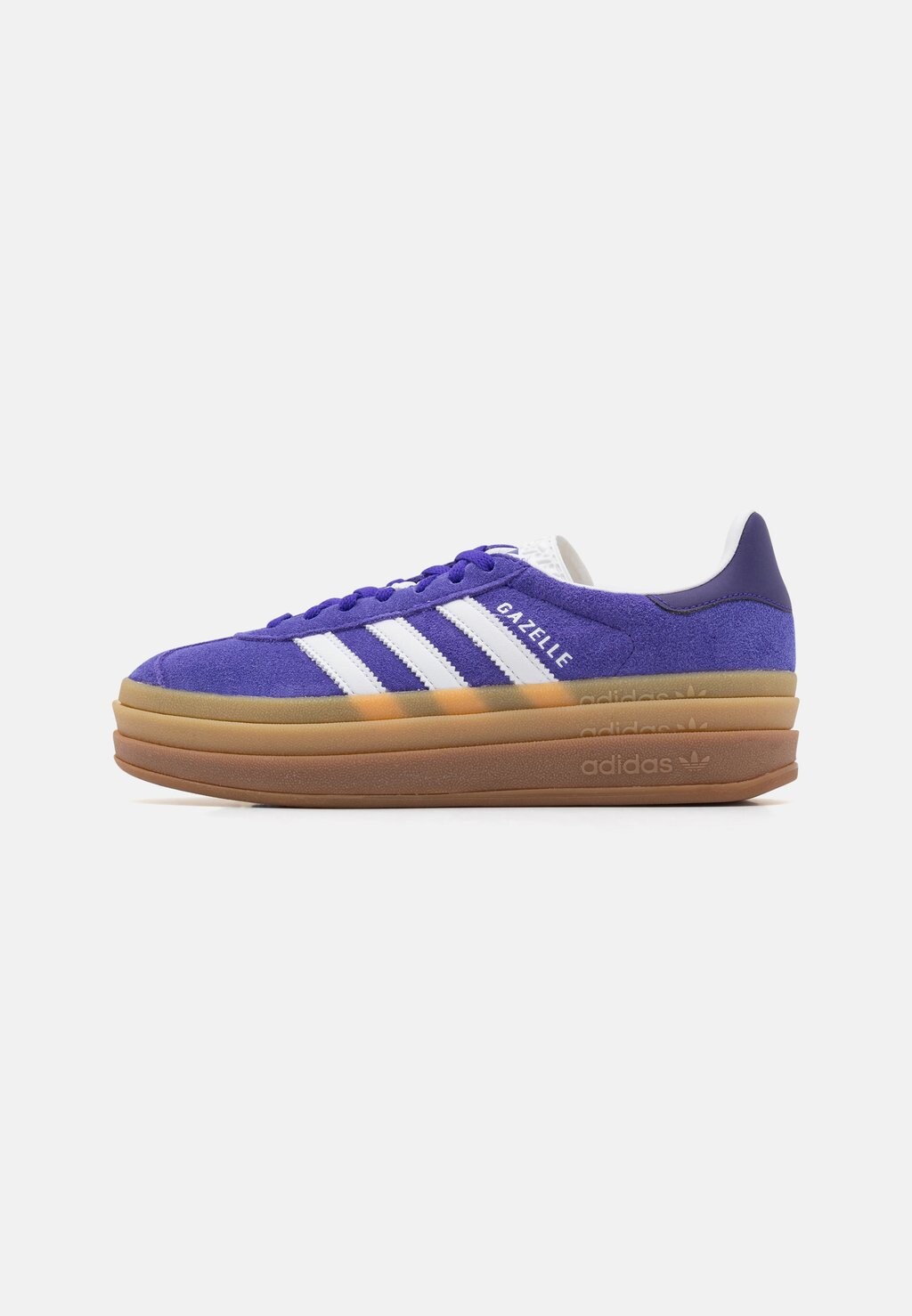 кроссовки adidas originals retropy f2 chalk white footwear white light purple Кроссовки low GAZELLE BOLD adidas Originals, цвет energy ink/footwear white/collegiate purple