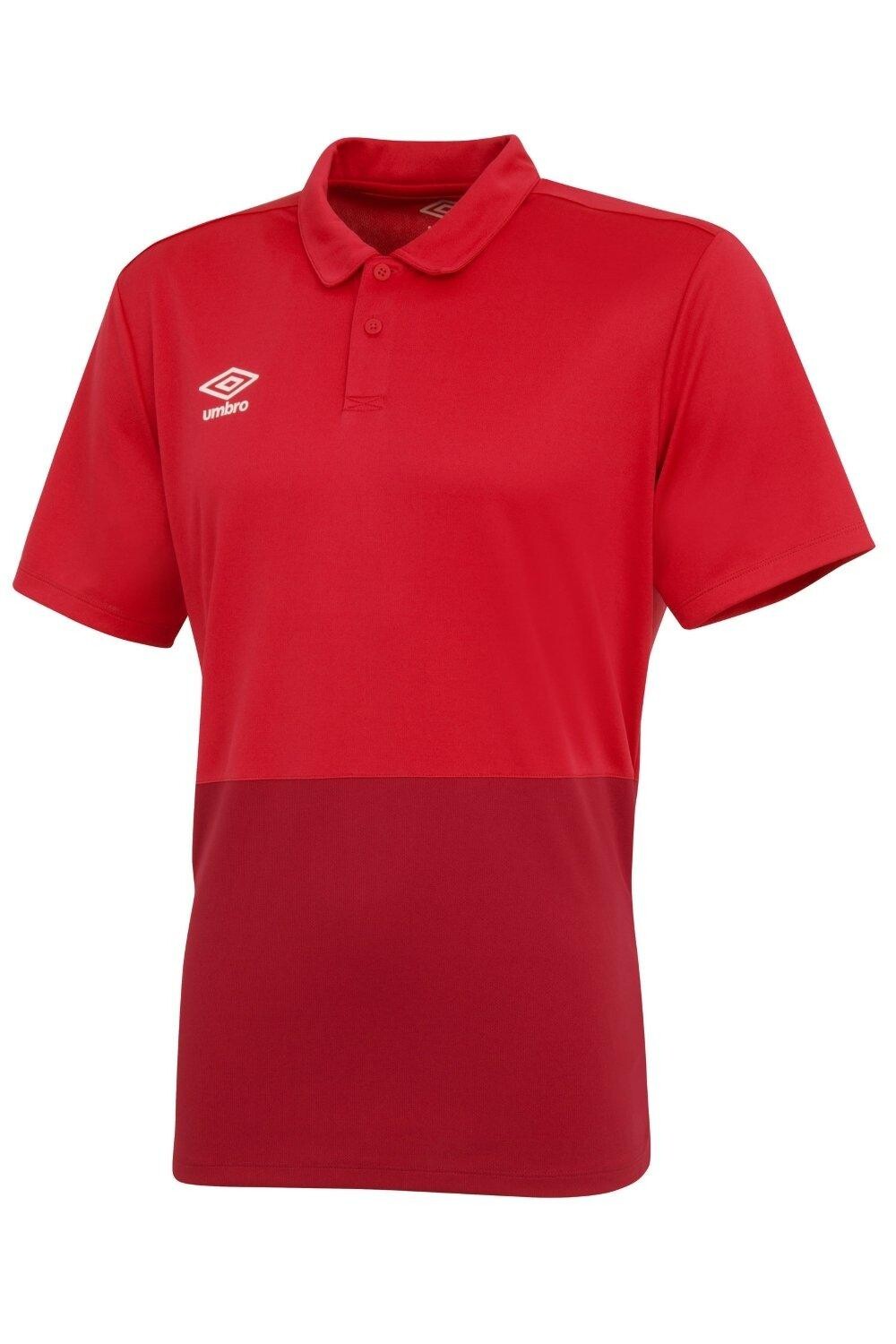 

Рубашка-поло из полиэфира Umbro, синий