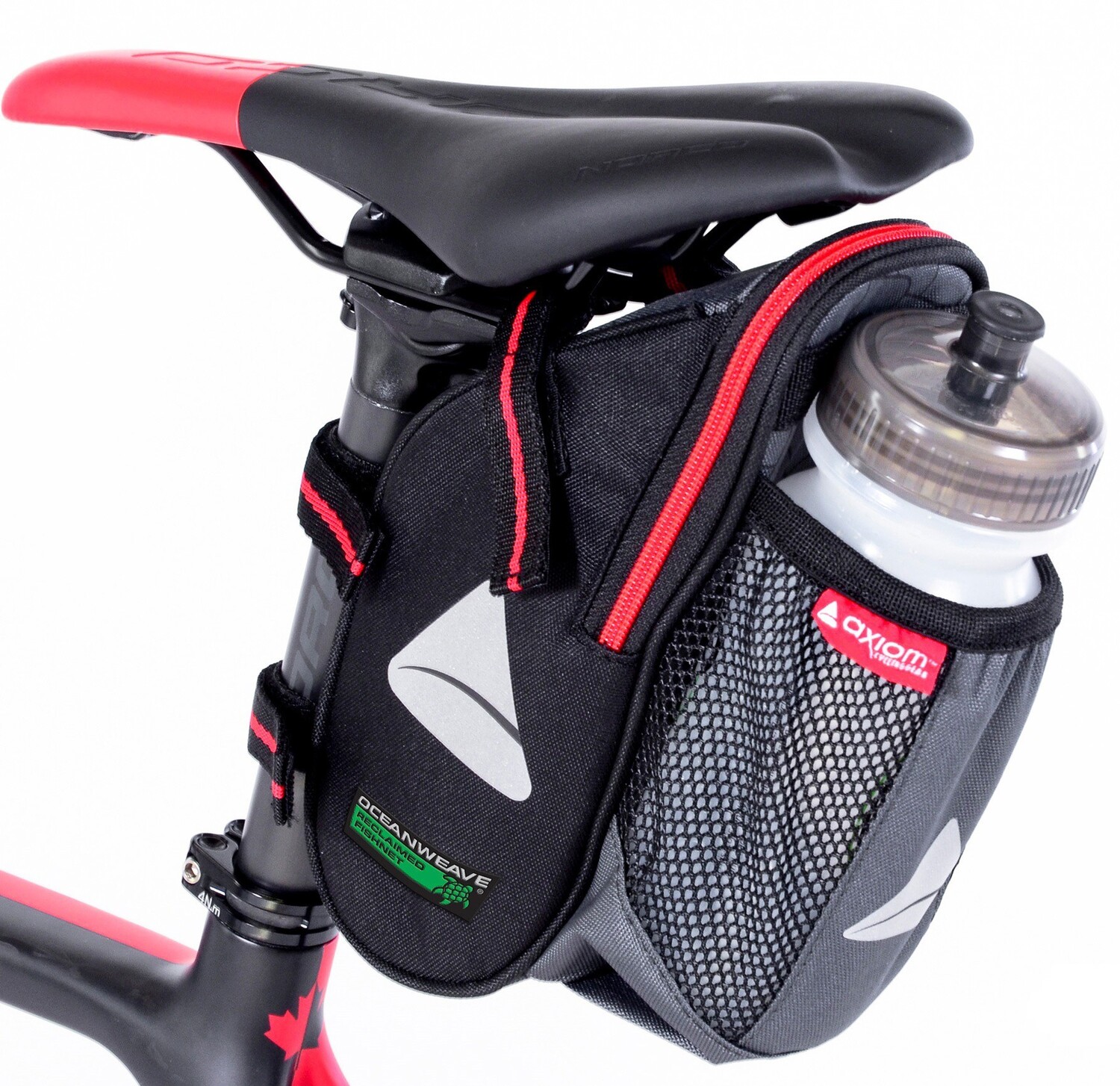 

Сумка на сиденье Seymour Oceanweave Wedge 1.3 H2O Axiom Cycling Gear, серый