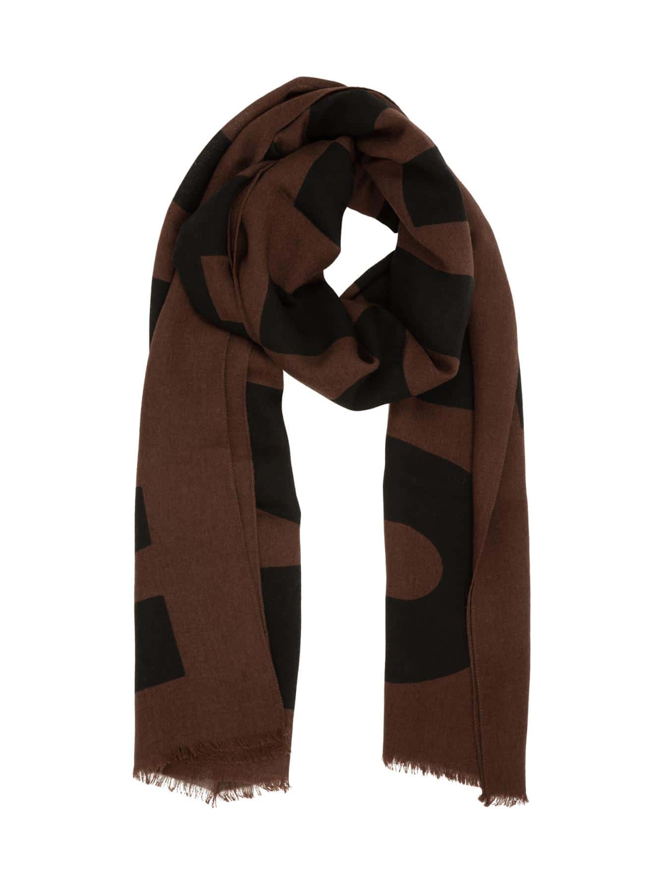Moschino мужской шарф КОРИЧНЕВЫЙ 50118M5134023, коричневый