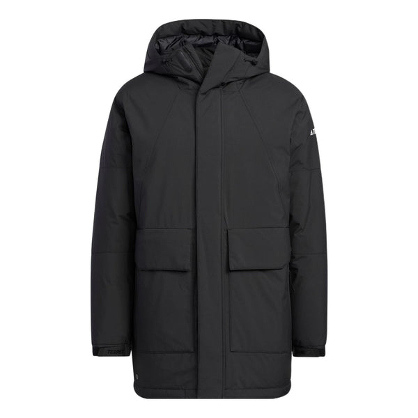 цена Пуховик Adidas Terrex Mid Down Jacket 'Black', черный