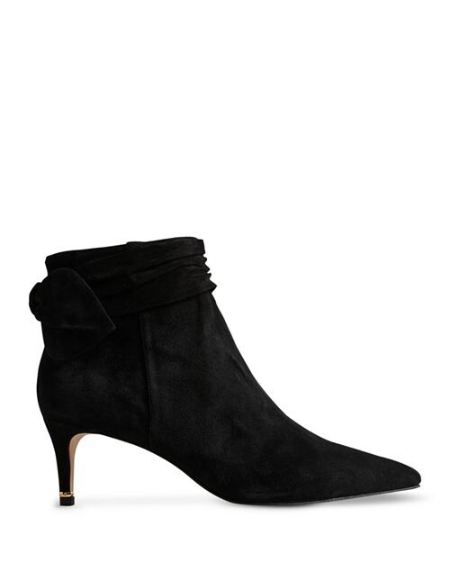 

Женские замшевые ботильоны Yona с бантом Ted Baker, цвет Black