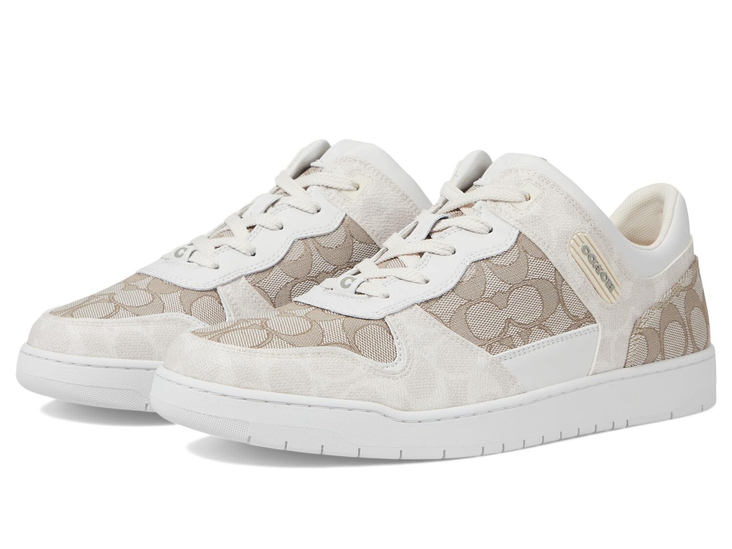 

Кроссовки COACH C201 Mixed Signature 1, бежевый