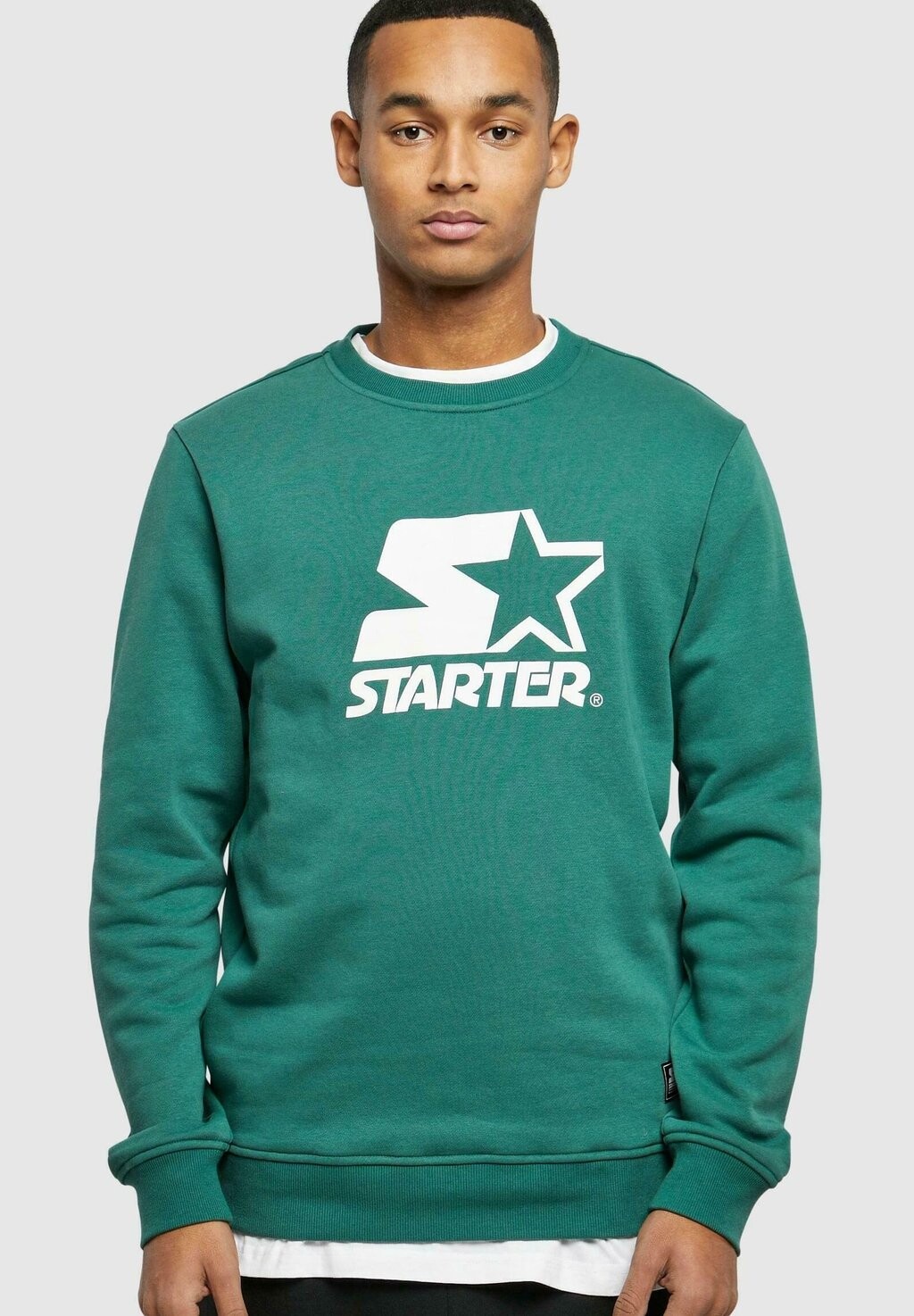 

Толстовка LOGO CREWNECK Starter, цвет darkfreshgreen