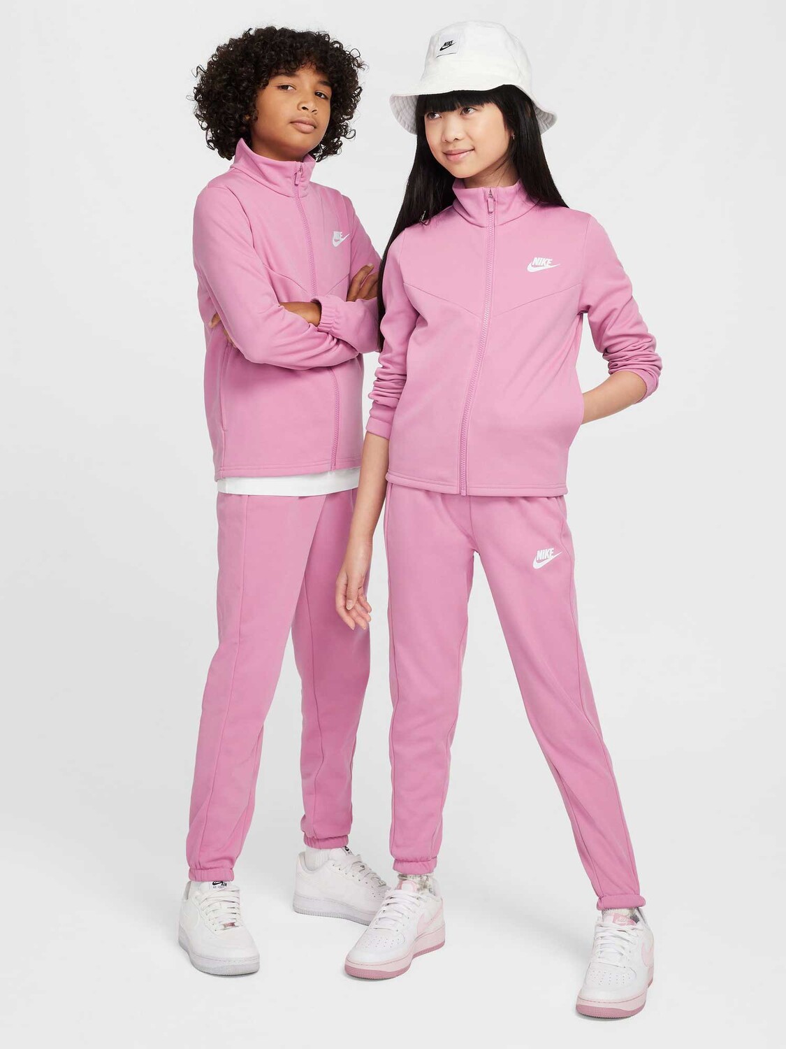

Спортивный костюм Nike K NSW TRACKSUIT POLY FZ HBR, розовый