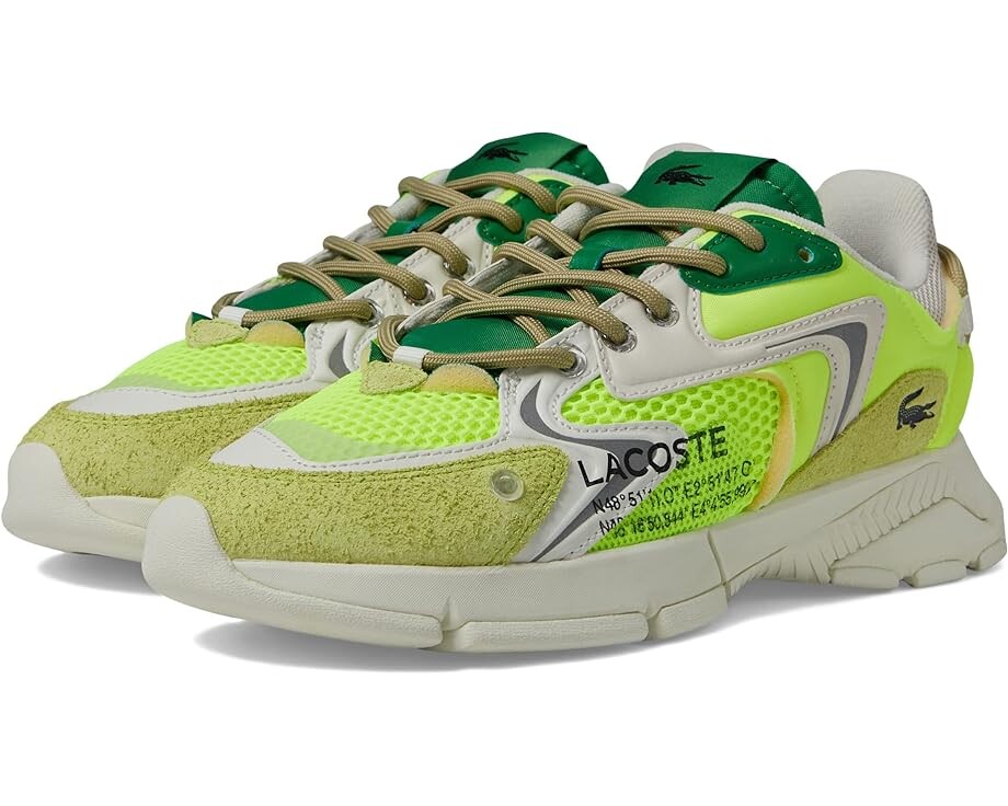 

Кроссовки Lacoste L003 Neo 123 1, цвет Yellow/Off-White