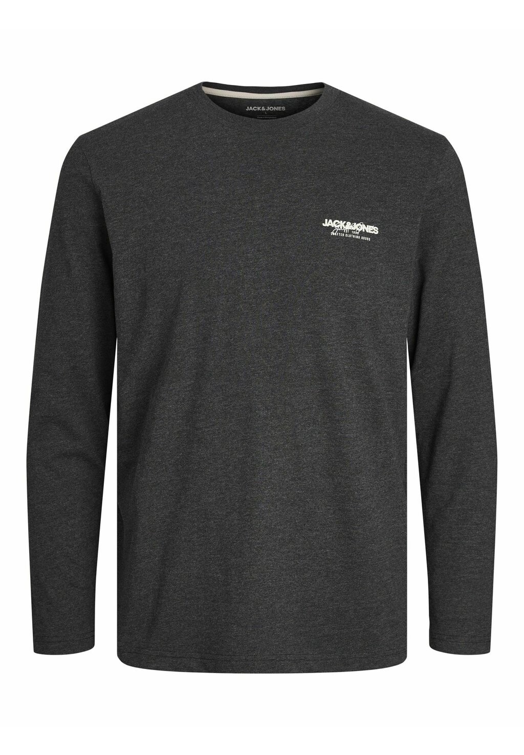 

Топ с длинными рукавами GEDRUCKT RUNDHALS Jack & Jones, черный