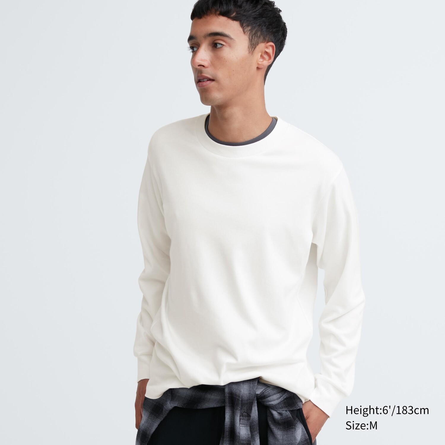 

Футболка Uniqlo с круглым вырезом, белый