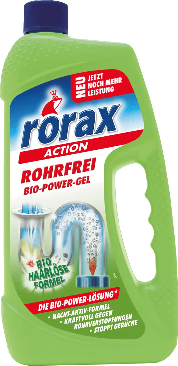 

Очиститель труб Bio-Power-Gel 1 л rorax
