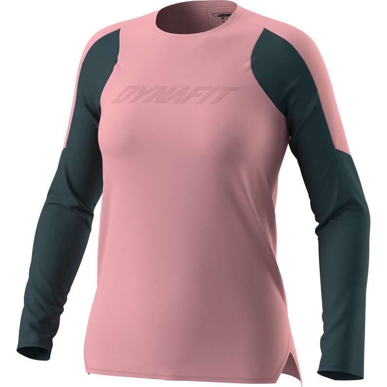 Женская одежда для езды с длинным рукавом Dynafit, розовый