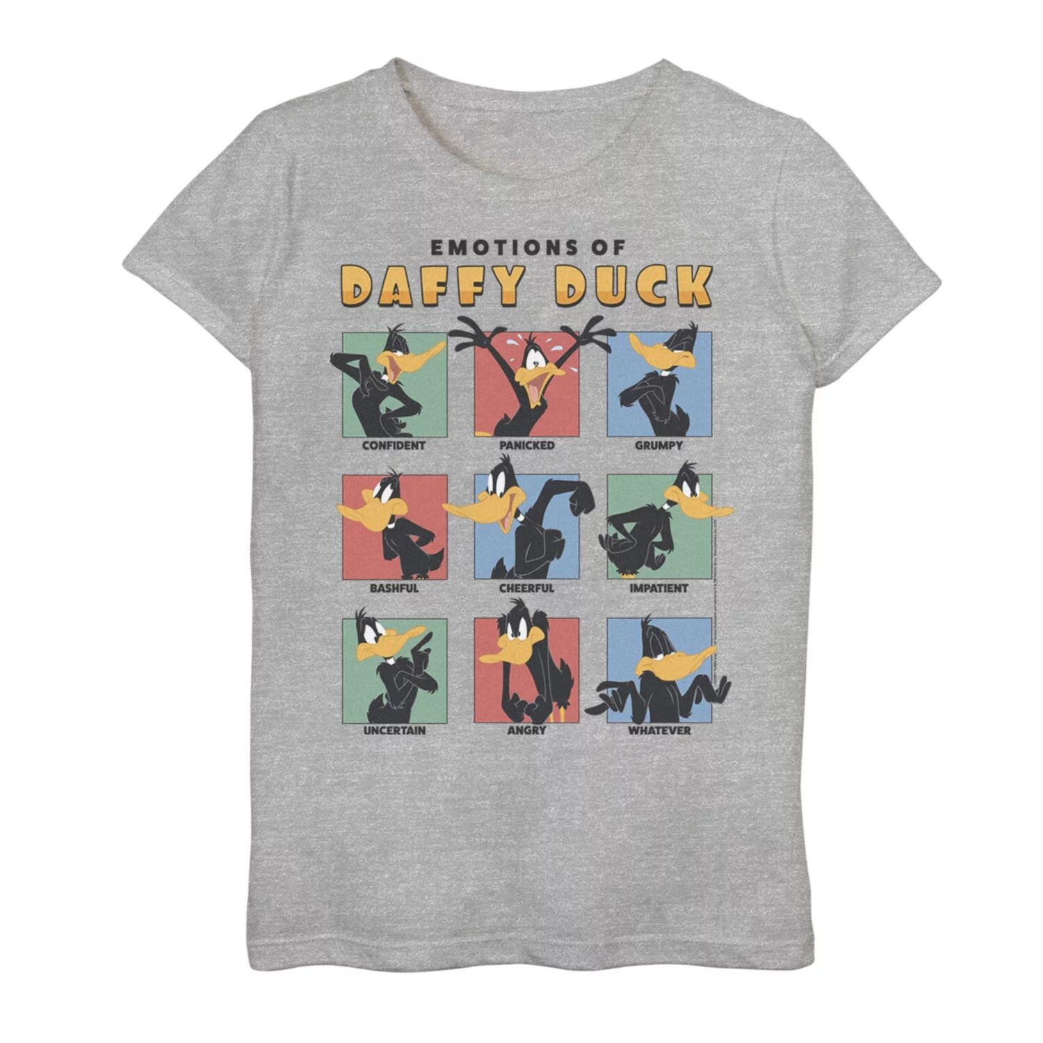 

Футболка с рисунком «Daffy Duck Expressions» для девочек 7–16 лет Looney Tunes Licensed Character