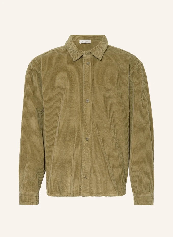 

Вельветовая рубашка padow American Vintage, зеленый