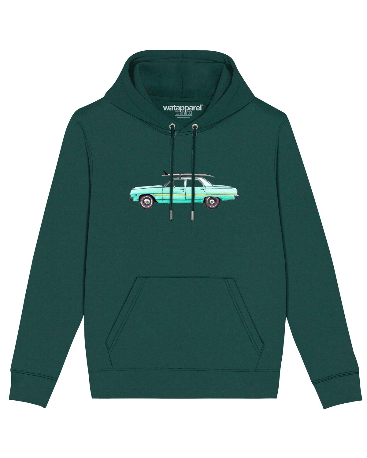 

Толстовка wat Apparel Surf Car, цвет Glazed Green