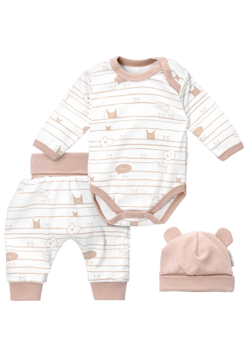 Шапка 3TLG SET LIEBLINGSSTÜCKE Baby Sweets, цвет weiß creme