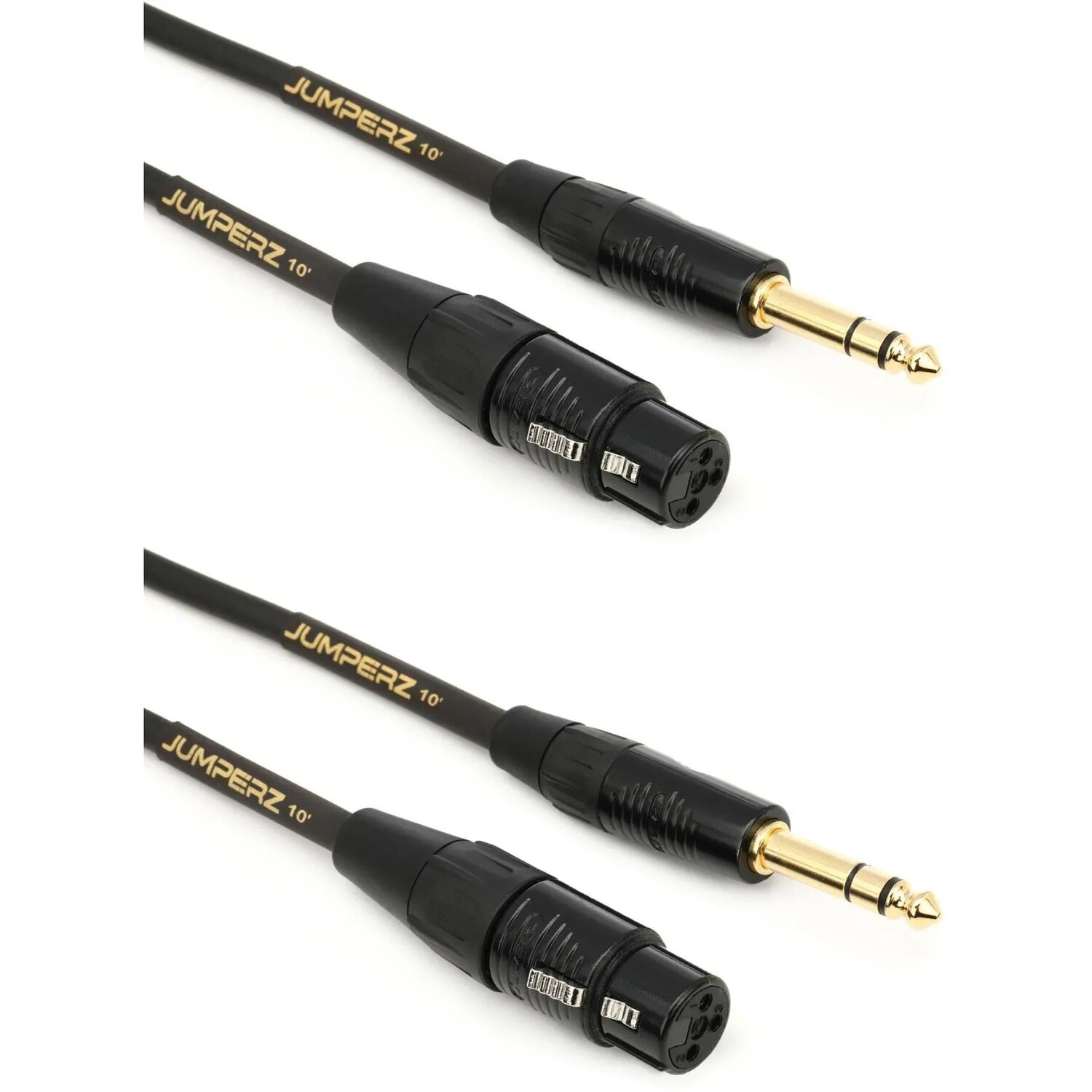 

Кабель JUMPERZ JGTRSXF-10 Gold — 10 футов (2 шт.)