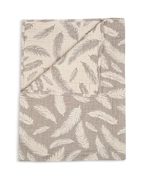 Жаккардовое одеяло с перьями Crane Baby, цвет Gray фото