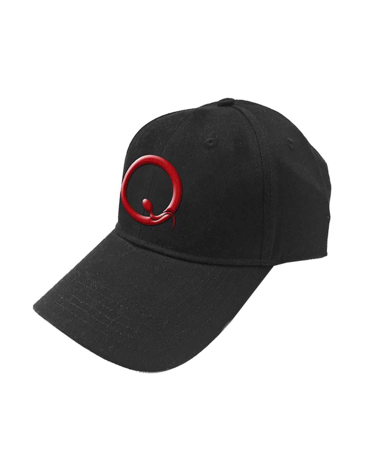 Бейсбольная кепка Snapback с логотипом Q Band Queen, черный бейсболка bubble черная с белым