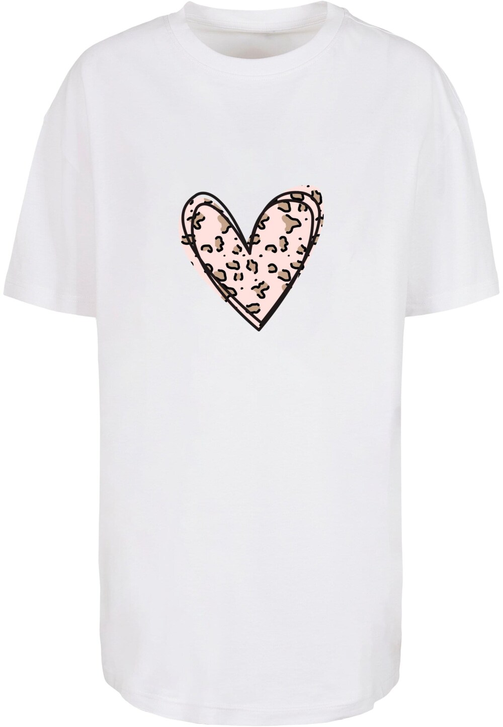 Рубашка Merchcode Valentines Day - Leopard Heart, белый gipta valentines day lindo heart 5 li box set