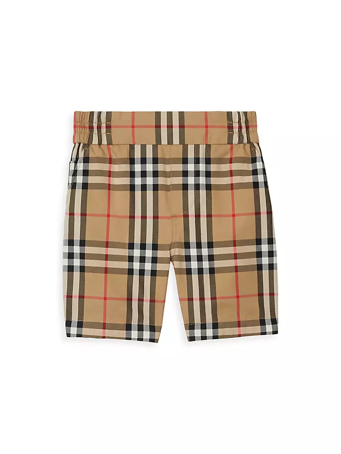 

Шорты в клетку для малышей и маленьких детей Burberry, цвет archive beige check