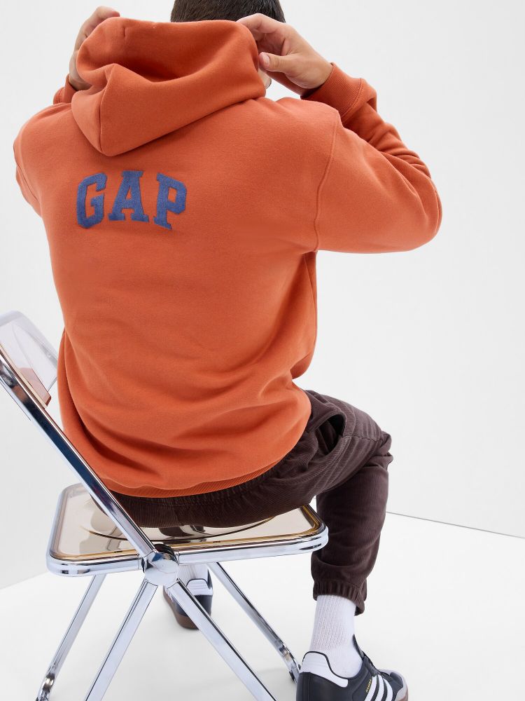 

Толстовка с логотипом и капюшоном Gap, оранжевый