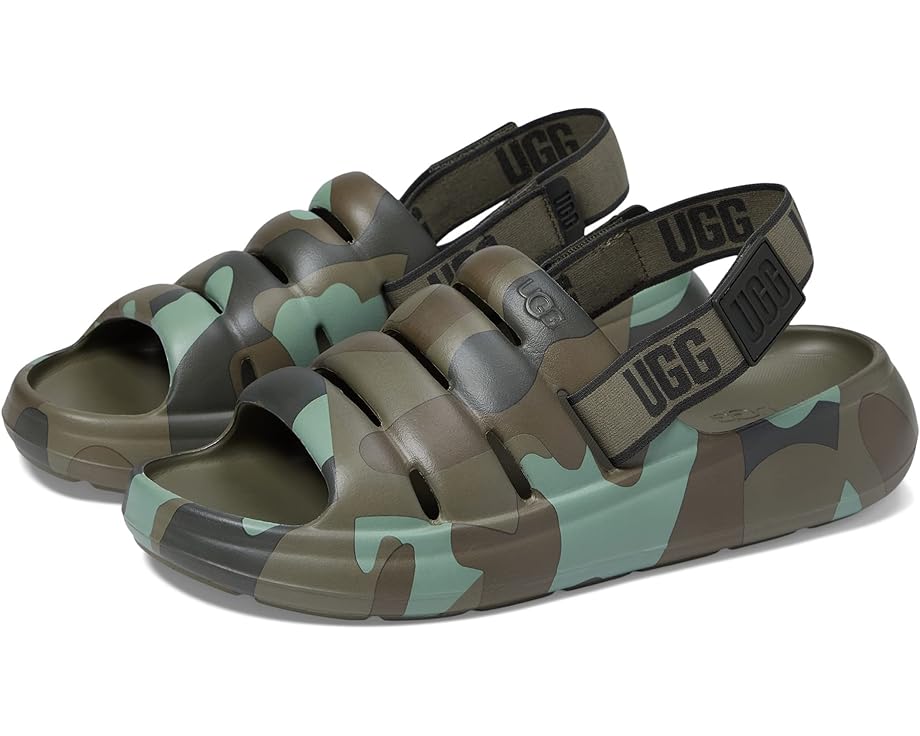 

Сандалии UGG Sport Yeah Camopop, цвет Moss Green