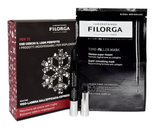 цена Подарочный набор Nutri Filler Lips, 4 мл + маска Time Filler Filorga