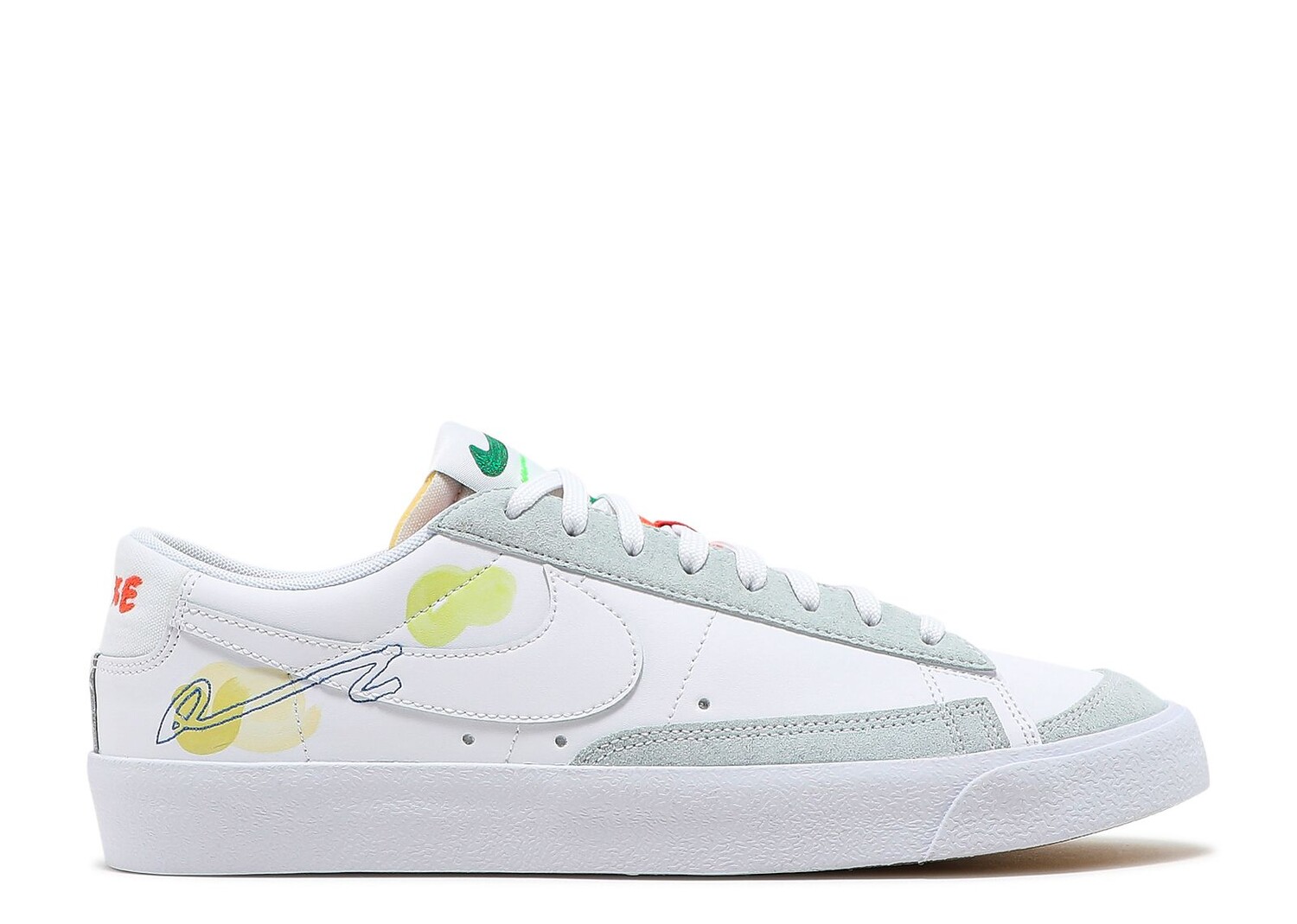 

Кроссовки Nike Mayumi Yamase X Blazer Low '77 Flyleather 'Earth Day', белый