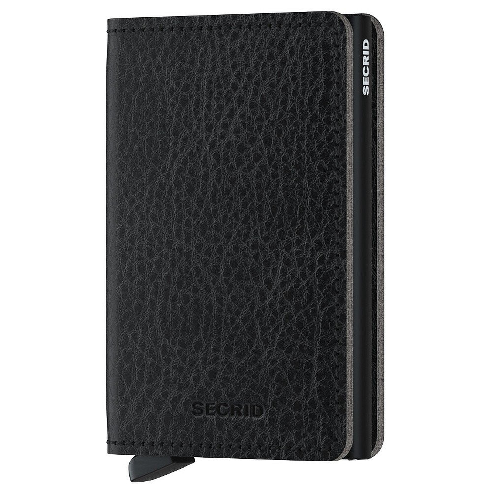 

Кошелек Secrid Vegetable Tanned Slim RFID 6.8 см, черный