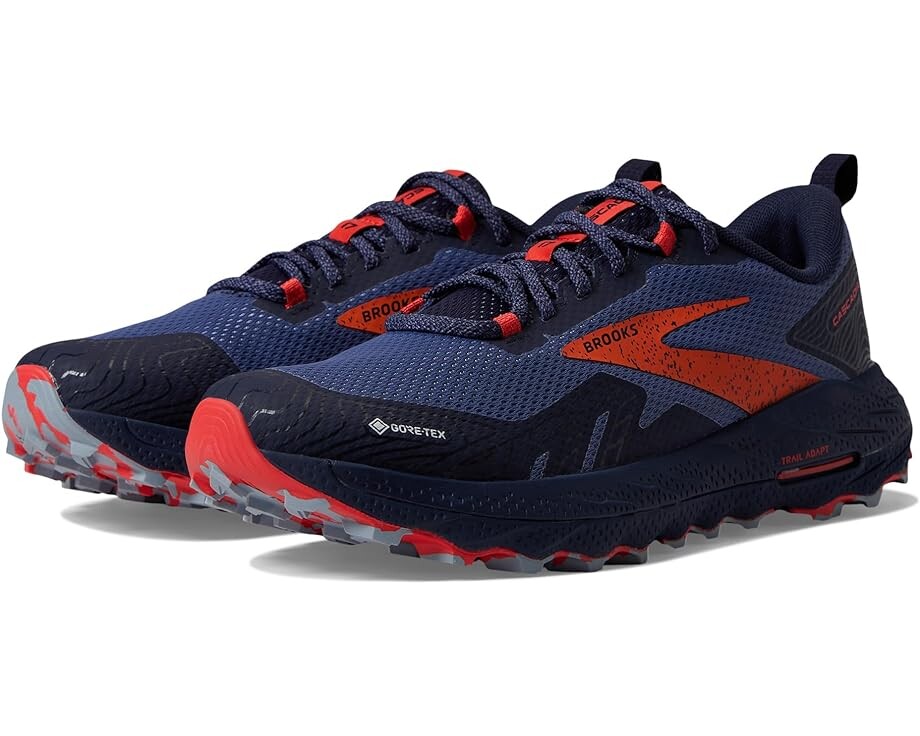 

Кроссовки Brooks Cascadia 17 GTX, цвет Navy/Bittersweet/Peacoat