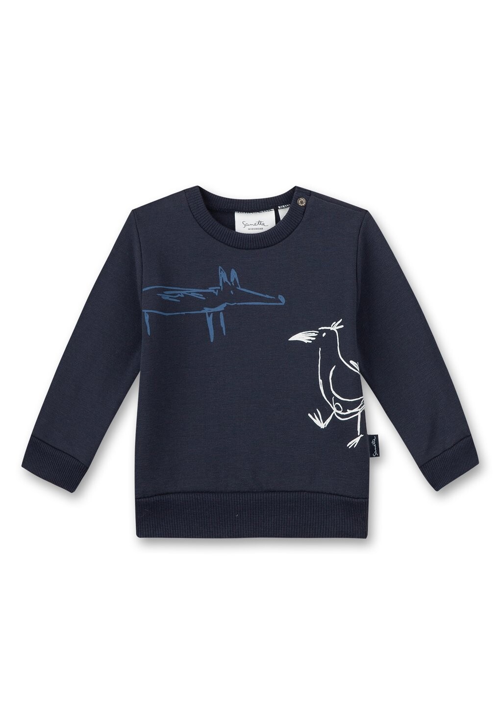 

Толстовка Sanetta Kidswear, цвет blau