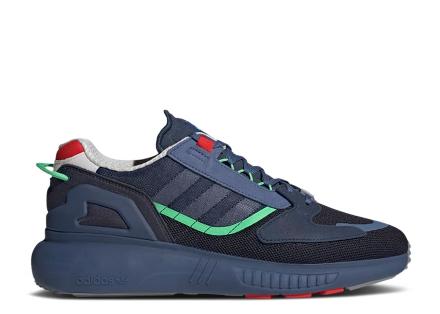 

Кроссовки adidas Zx 5000 Boost 'Legend Ink Semi Screaming Green', синий, Синий;серый