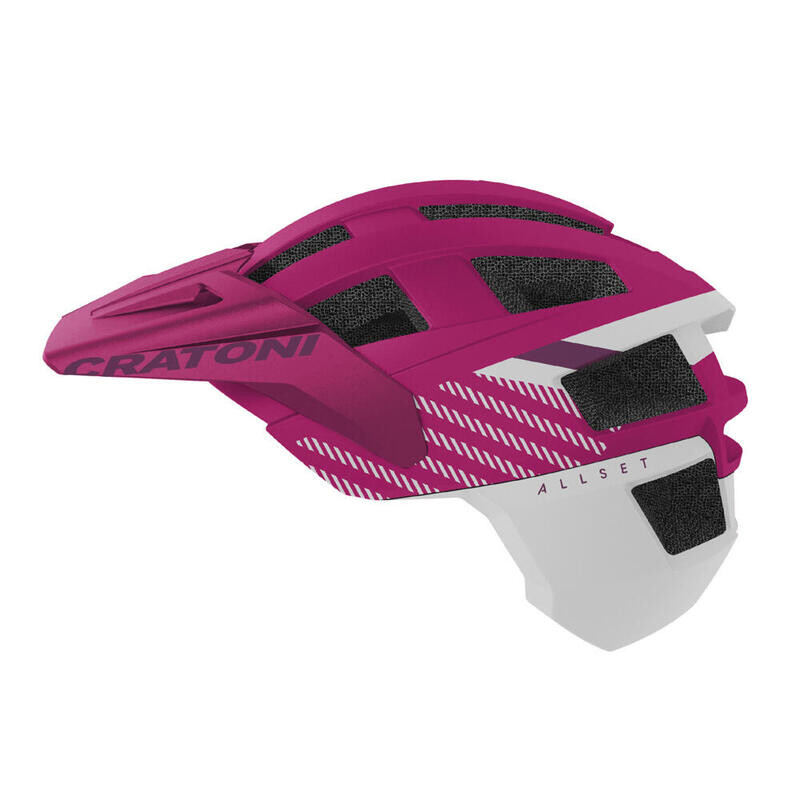 

Велосипедный шлем CRATONI MTB AllSet Pro Jr. розовый/белый матовый