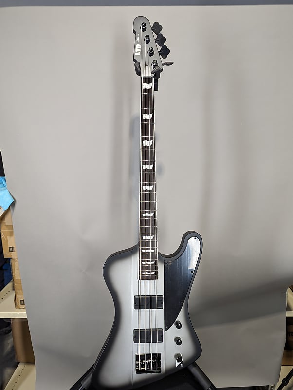 Басс гитара ESP LTD Phoenix-1004 Silver Sunburst Satin 4-String Bass Guitar