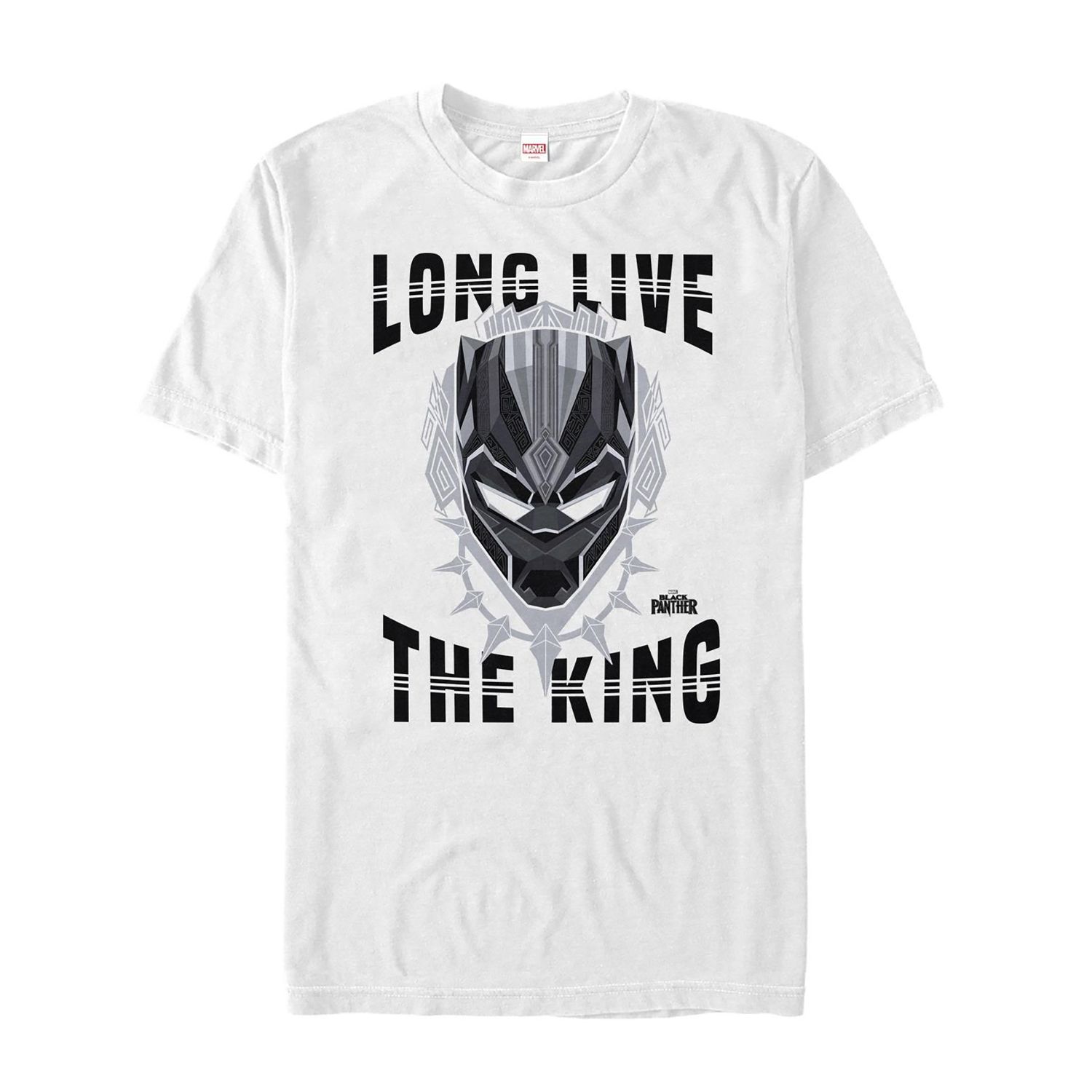Мужская футболка с рисунком Marvel Black Panther Long Live the King Licensed Character okorafor n black panther long live the king