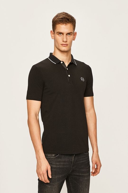 

Поло 8NZF70.Z8M9Z Armani Exchange, черный