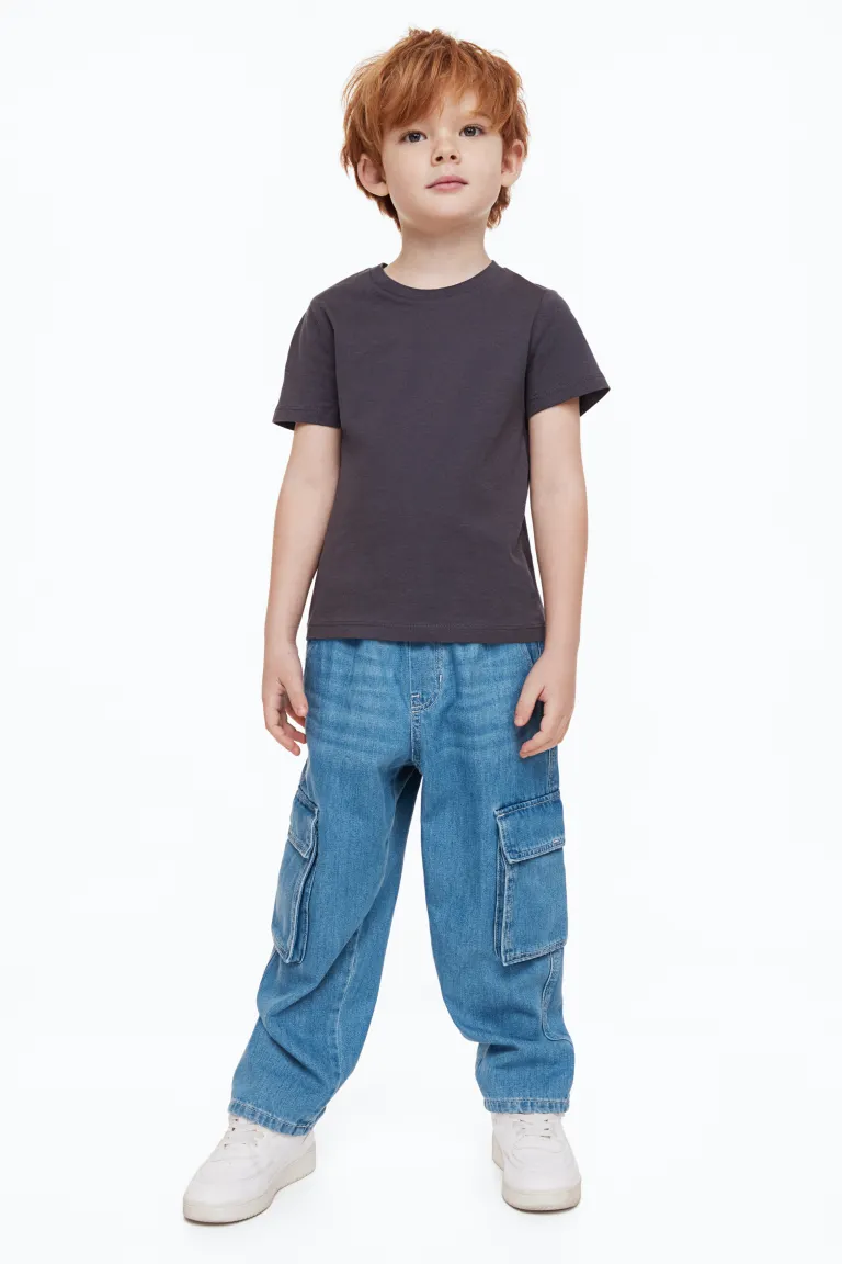 

Свободные брюки-карго H&M, синий